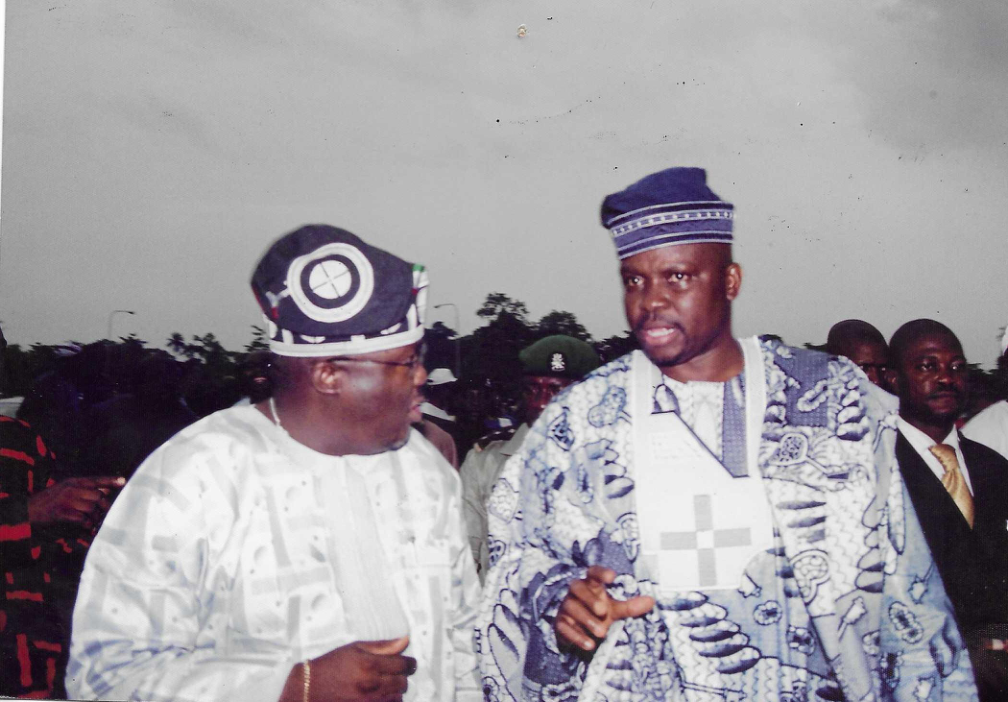 DOHERTY WITH GOVERNOR AYO FAYOSE AT AKURE AIRPORT ON THE VISIT OF THE PRESIDENT TO EKITI STATE