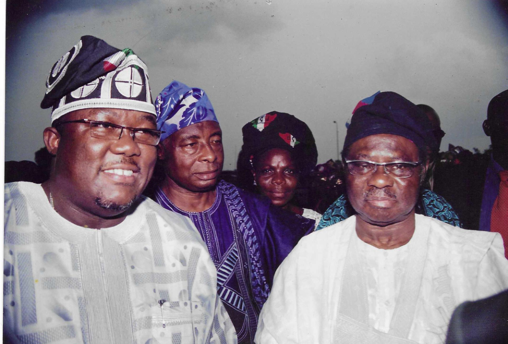 DOHERTY WITH PDP NATIONAL CHAIRMAN AHMADU ALLI AT THE PRESIDENTIAL VISIT TO EKITI