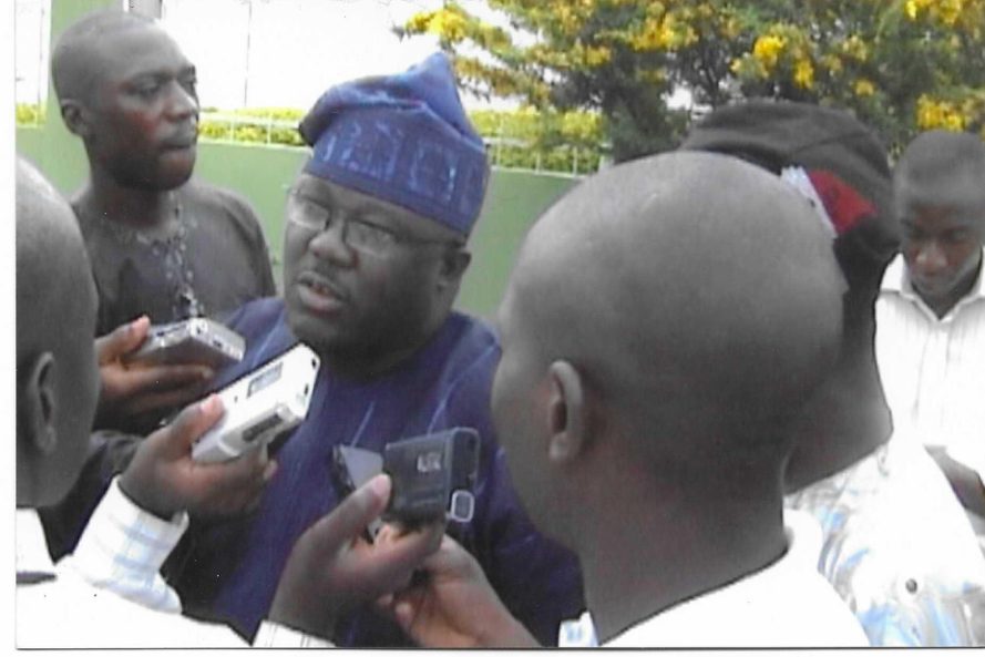 DOHERTY WITH PRESS MEN EKITI STATE HOUSE