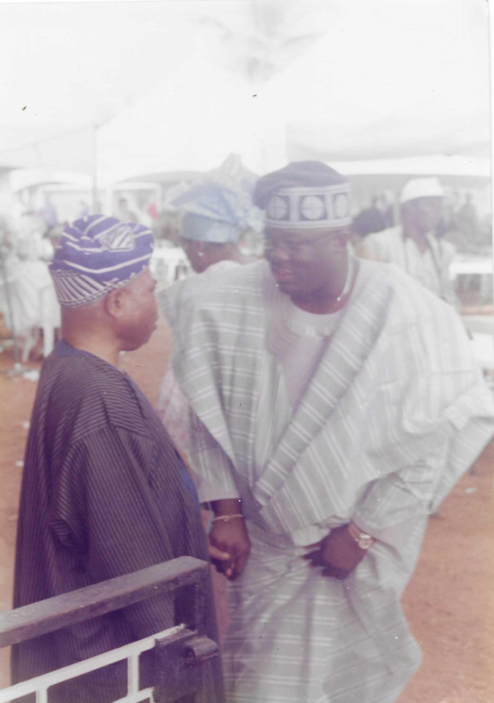HIS EXCELLENCY WITH CHIEF OBAGUN OF EPE