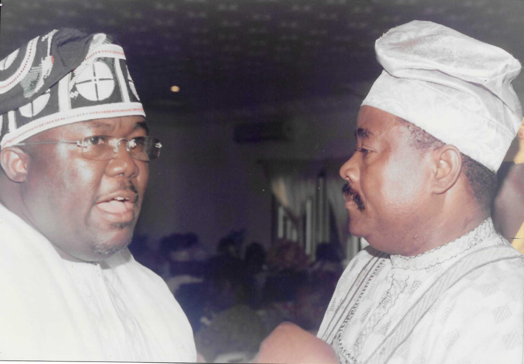 HIS EXCELLENCY WITH CHIEF WOLE COLE