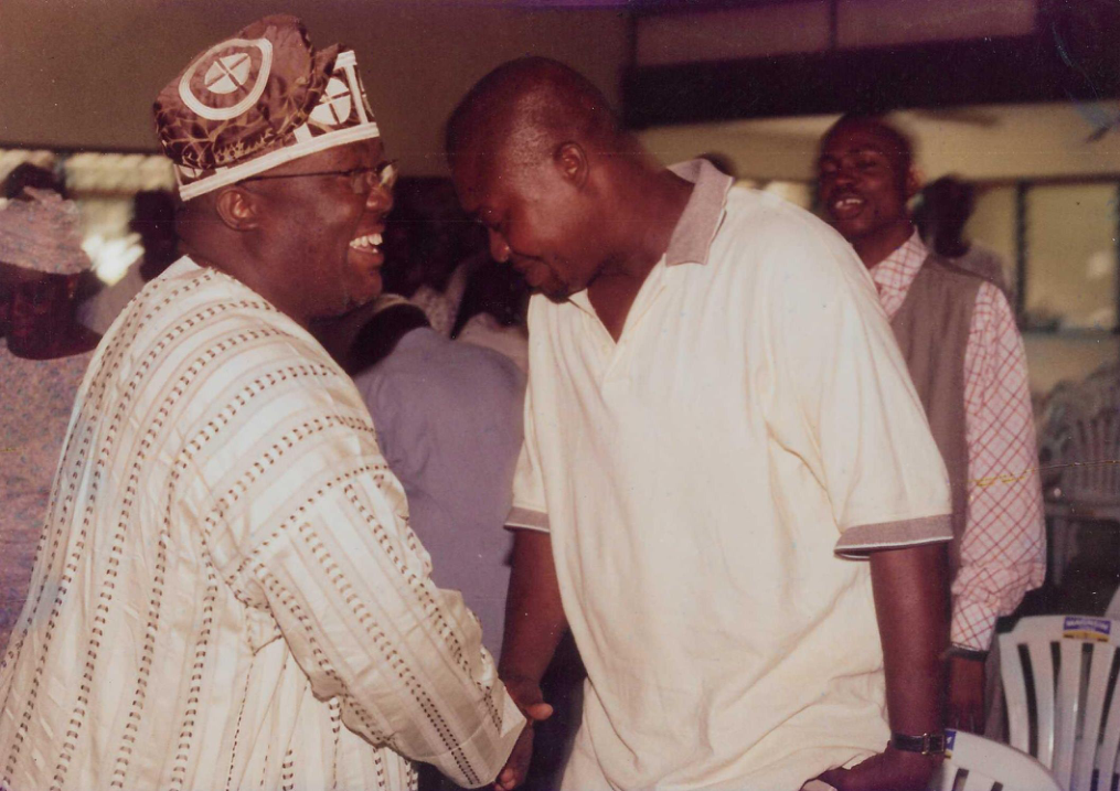 HIS EXCELLENCY WITH LATE COORDINATOR TUNDE JOHNSON