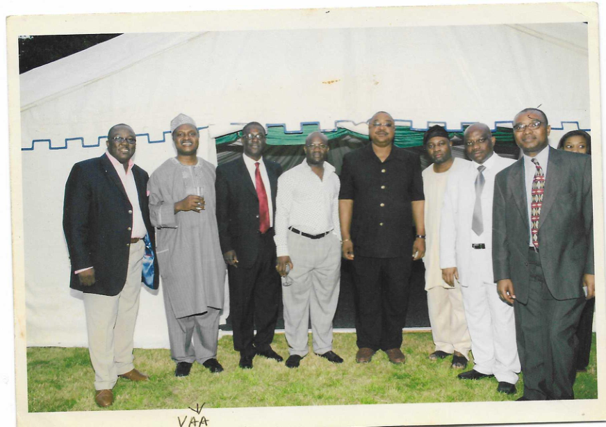 HIS EXCELLENCY WITH LATE GOV. AKALA AND CEO OF VIRGIN ATLANTIC AIRLINES IN LONDON