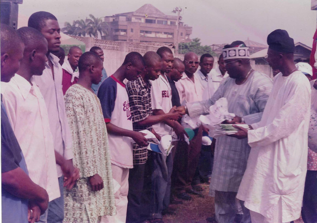 INAUGURATION OF YOUTH EMPOWERMENT PROGRAMME OF ENGR. DEJI DOHERTY 2004