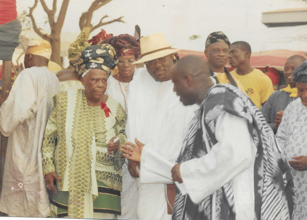 IYA OJA OJA OBA AT CAMPAIGN OFFICE