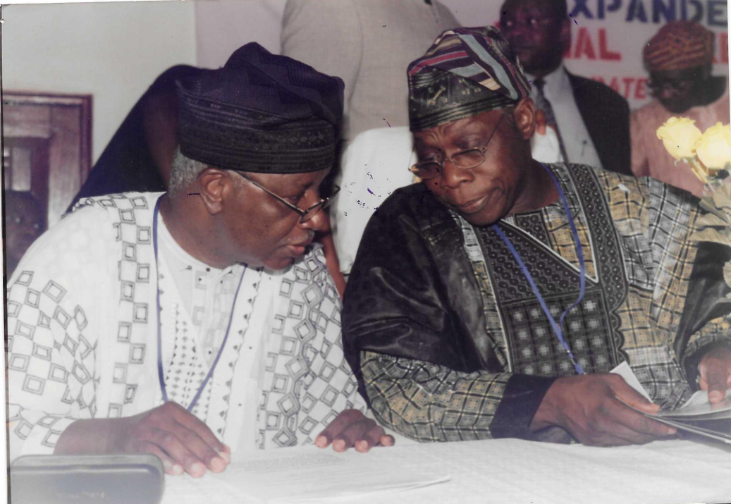 LATE SEGUN AGAGU AND OBASANJO