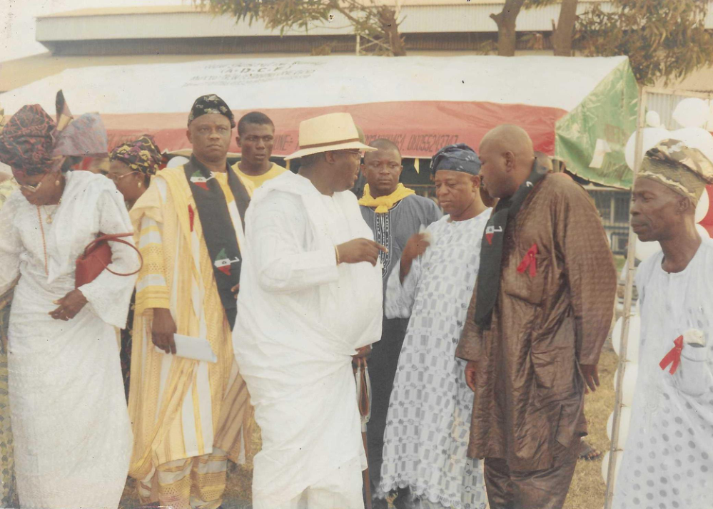 PDP HIV-AIDS CAMPAIGN...WITH LEADERS AND CHAIRMAN, ABBAY IJEBU, HON. OLORUNOJE NOW LAGOS CENTRAL SENATORIAL VICE CHAIRMAN