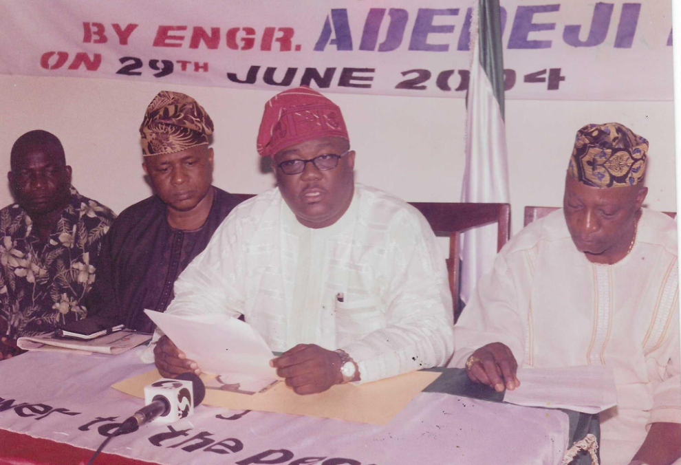 PRESS CONFERENCE CONCERNING PDP CRISIS IN LAGOS STATE