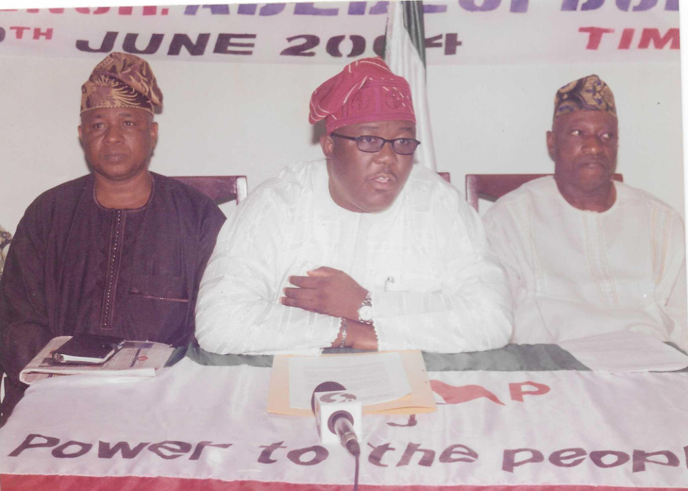 PRESS CONFERENCE ON PARTY RIFT